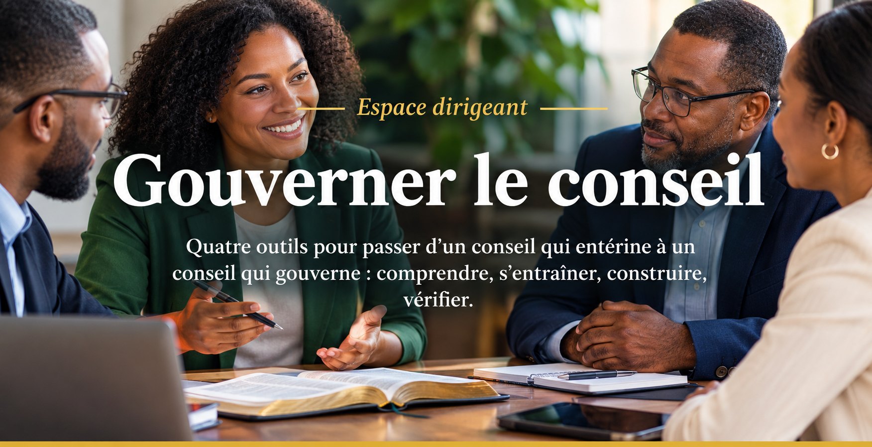 Gouverner le conseil · Governing the council