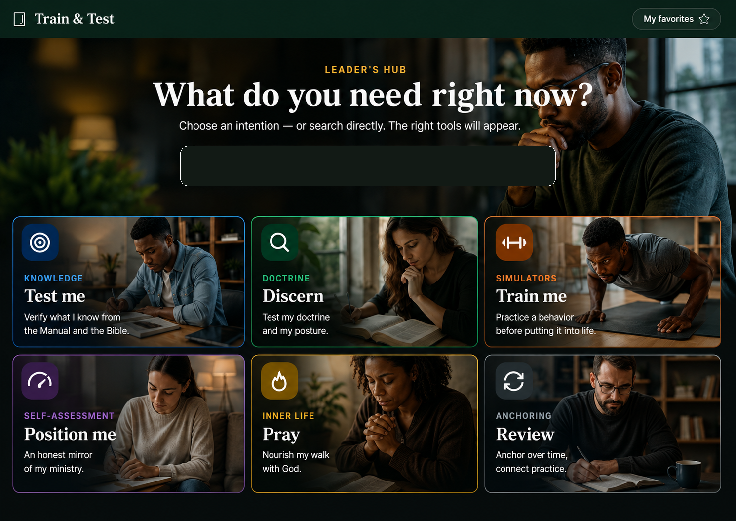 Train & Test · Equipped to serve better